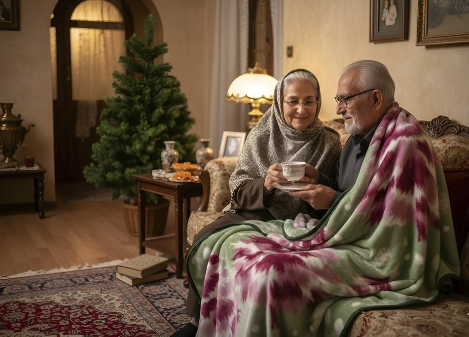 ليلة يَلدا، احتفال بربط النور بالظلام